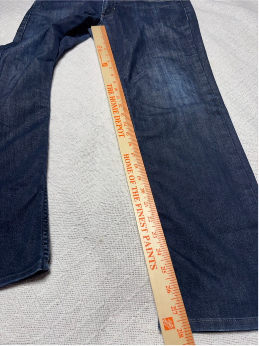 EUC PAIGE Normandie Dark Wash "Backstage" Men's Straight Jeans SZ 31X28 SHORT - Picture 3 of 9